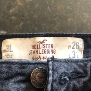 Faded black jeans